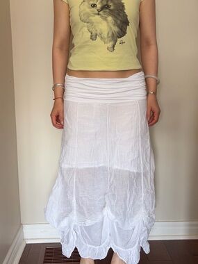 vintage silk skirt